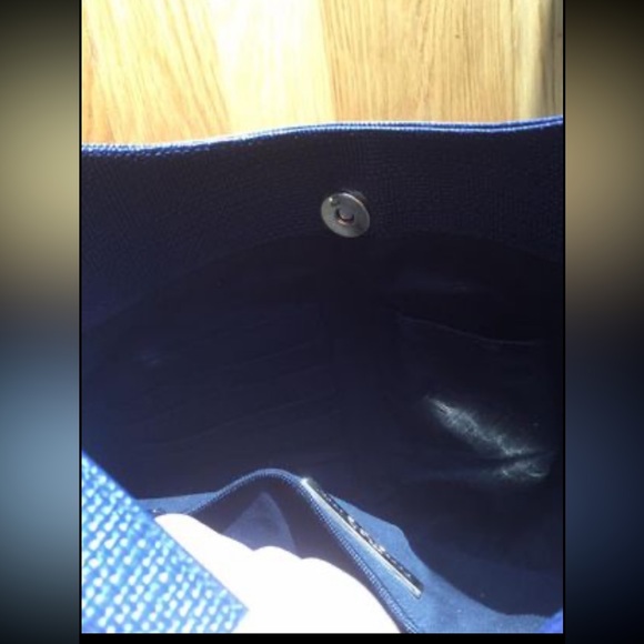 Preston & York shoulder purses navy like new - Picture 11 of 11
